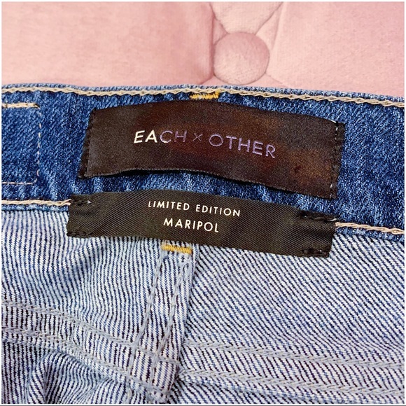 EACH X OTHER 'MARIPOL HANDWRITTEN' ANKLE JEANS - BRAND NEW, NO TAGS - Picture 4 of 10